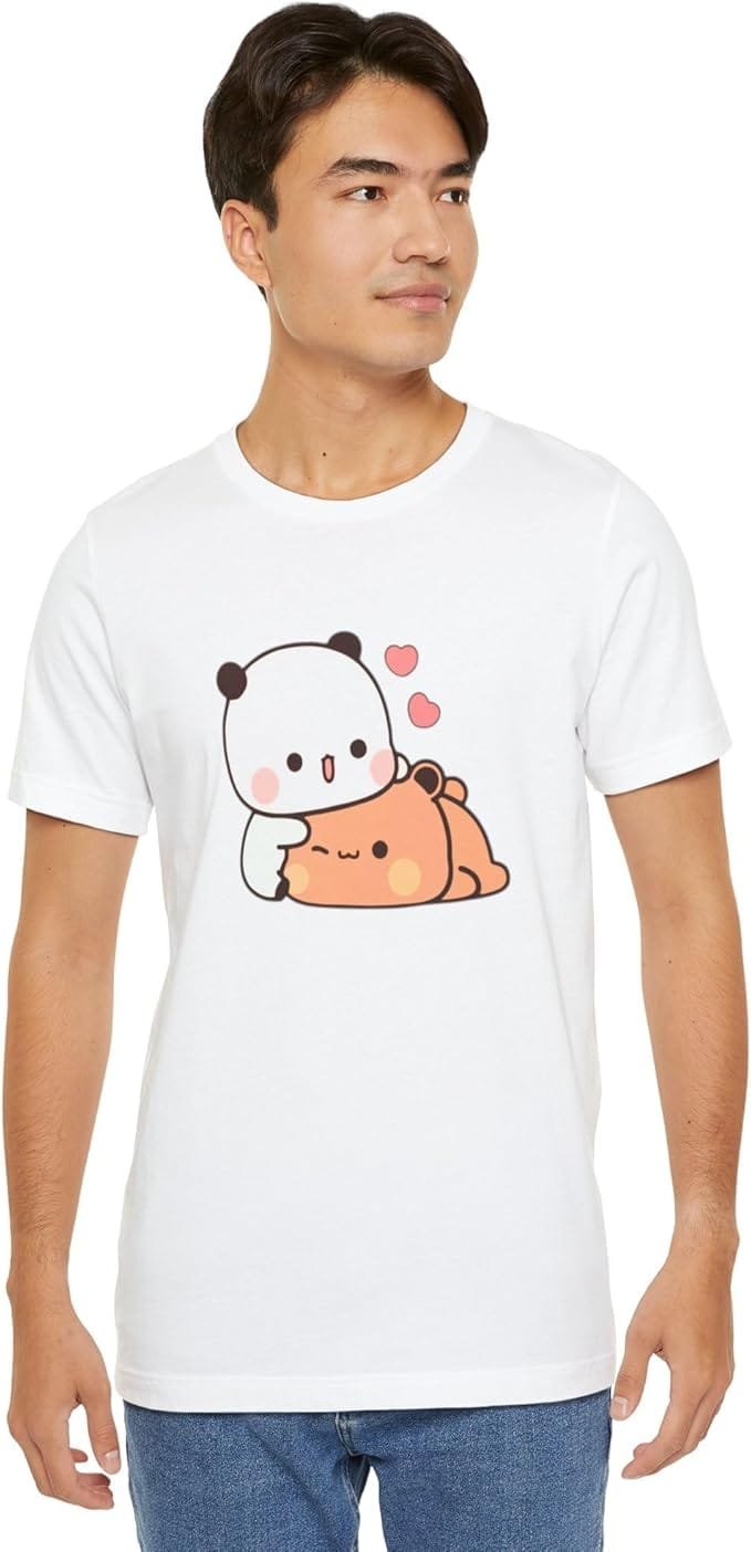 Bubu and Dudu Hugging Each Other , camiseta unisex de manga corta