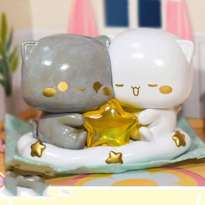 Mitao Cat Series - Caja ciega de figuras kawaii, colección aleatoria de acción, bolsa ciega coleccionable, adornos de escritorio, lindo modelo de regalo de cumpleaños (1 unidad)
