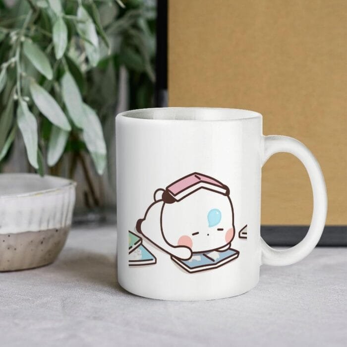 Taza de café con diseño de Bubu y Dudu o Peach y Goma, taza de té de cerámica blanca, regalo para parejas y amantes, regalo para él y ella