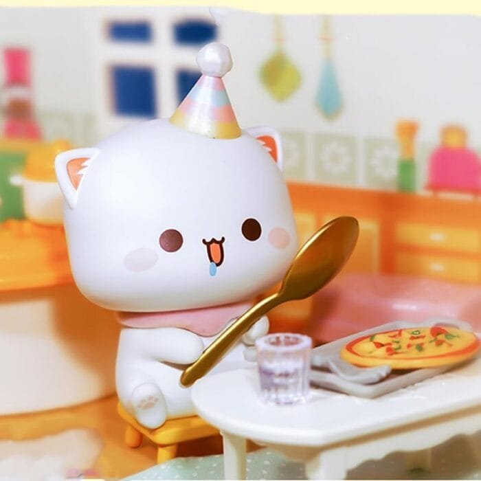 Mitao Cat Series - Caja ciega de figuras kawaii, colección aleatoria de acción, bolsa ciega coleccionable, adornos de escritorio, lindo modelo de regalo de cumpleaños (1 unidad)